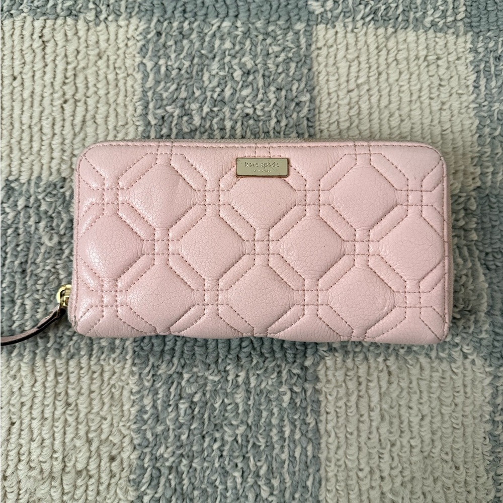 Kate Spade Pink Quilted Women's Wallet